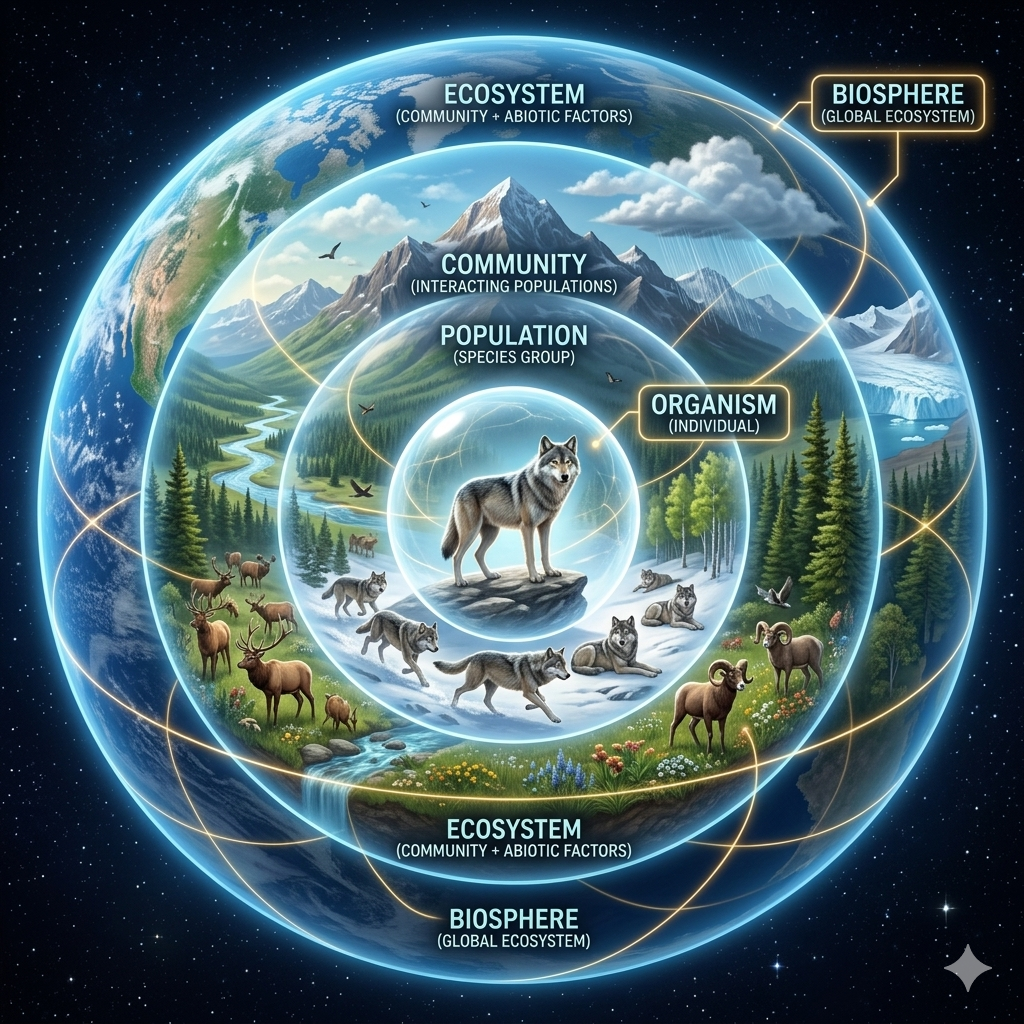 The Foundational Principles of Ecology: From Basic Concepts to Ecosystem Dynamics and Energy&nbsp;Flow